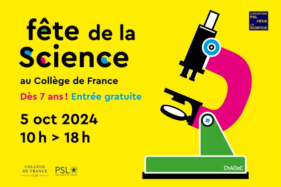 Fête de la science 2024 au Collège de France