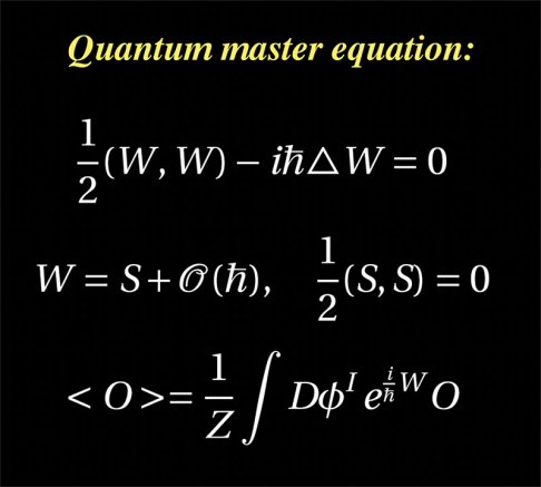 Quantum master equation