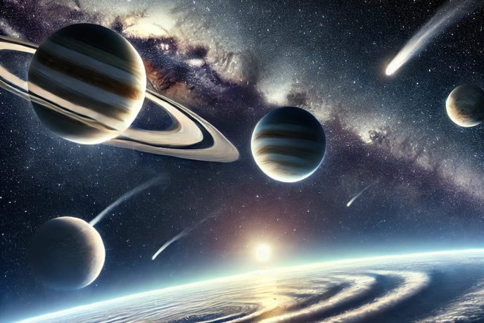 Space representation (image generated by artificial intelligence - AI)